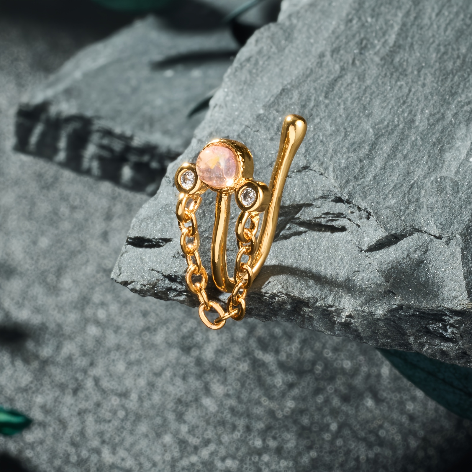 Elegant Fake Nose Ring & Clip, Unique Style for Women